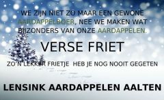 Versie Friet voor tijdens de Kerstdagen